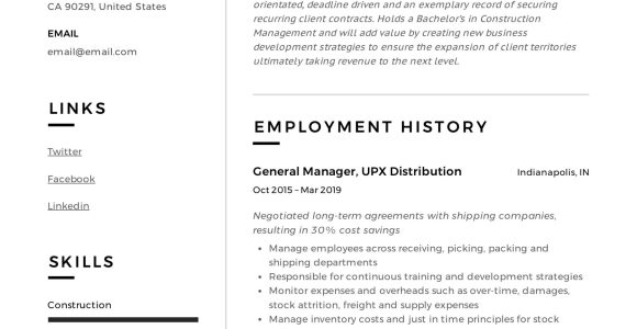 General Manager Job Description Resume Sample General Manager Resume & Writing Guide 12 Examples Pdf 2022