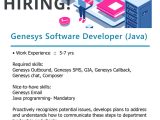 Genesys Composer with Net Experience Sample Resume Excel In One Of the Fastest Growing Product Company In India …