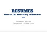 Georgetown University Career Center Sample Resume Cawley Career Education Center Georgetown University