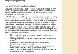 Gifted and Talented Administrative assistant Sample Resume assistant Principal Cover Letter Examples – Qwikresume