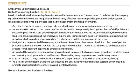 Global Human Resources Specialist Resume Samples Certified Human Resources Professional Resume Sample 2022 …