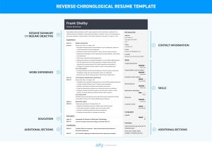 Going Back to Old Job after 6 Months Resume Sample Reverse Chronological Resume Templates [ideal format]