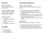 Good Objective Resume Samples for Corrections Correctional Officer Resume Examples In 2022 – Resumebuilder.com