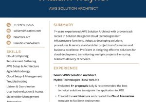 Good Resume Sample for Amazon Technical Position Aws Resume: the 2022 Guide with 10lancarrezekiq Examples & Complete Sample