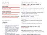 Good Scrum Master Sample Resumes with Metrics Scrum Master Resume Example with Content Sample Craftmycv