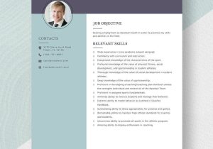 High School Baseball Coach Resume Samples Free Free Baseball Coach Resume Template – Word, Apple Pages …