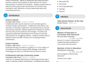 High School Biology Teacher Resume Samples Science Teacher Resume Example 2022 Writing Tips – Resumekraft