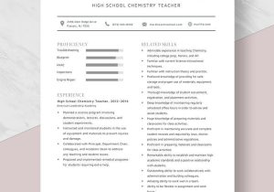 High School Chemistry Teacher Resume Sample High School Chemistry Teacher Resume Template – Word, Apple Pages …