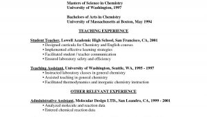 High School Chemistry Teacher Resume Samples Sample Resume for Teacher Job : 40 Teacher Resume Templates Pdf …