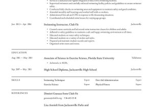 High School Football Player Resume Samples Lifeguard Resume Examples & Writing Tips 2022 (free Guide)