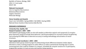 High School Graduate Resume Sample for the Medical Tech Field Medical School Resume Sample Monster.com