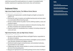 High School History Teacher Resume Sample High School Teacher Resume Examples & Writing Tips 2022 (free Guide)