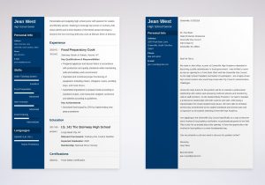 High School Resume Cover Letter Sample High School Cover Letter: Samples, Proper format, & Guide