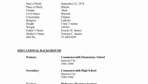 High School Student Resume Sample Philippines Resume format Undergraduate – Resume format Job Resume format …