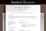 Highschool Student No Experience Resume Sample High School Student Resume with No Work Experience Template – Etsy