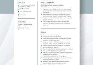 Hindi Teacher Resume Samples In Hindi Hindi Teacher Resume Template – Word, Apple Pages Template.net