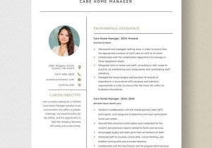 Home Health C Case Manager Resume Samples Care Home Manager Resume Template – Word, Apple Pages …