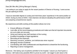 Home Health Director Of Nursing Resume Samples Director Of Nursing Cover Letter Examples – Qwikresume