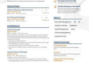 Hotel assistant General Manager Resume Sample General Manager Resume Examples: 4 Templates & How-to Guide