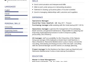 Hotel General Manager Resume Sample Pdf Operations Manager Resume Sample & Writing Tips 2020 – Resumekraft