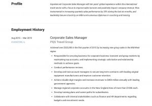 Hotel Senior Sales Manager Resume Sample Corporate Sales Manager Resume & Writing Guide 12 Examples In Pdf