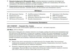 Hr Resume Sample for 2 Years Experience 21 Best Hr Resume Templates for Freshers & Experienced – Wisestep