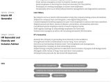 Human Resources Resume Sample Entry Level Hr Generalist Resume Samples All Experience Levels Resume.com …