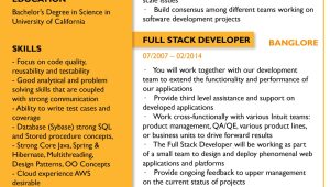 Indeed Resume Sample Java Full Stack Developer Sample Resume Of Full Stack Java Developer: Full Stack Java …