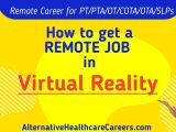 Indeed Resume Samples On Virtual Reality How to Get A Job In Virtual Reality as A Pt/ot/pta/cota/ota/slp