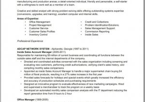 Inside Sales Account Manager Resume Sample Inside Sales Administrator Resume September 2021