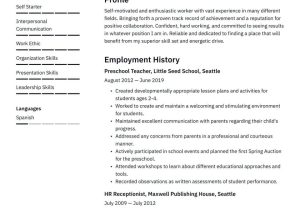 Insurance Job About Me Resume Samples Career Change Resume Example & Writing Guide Â· Resume.io