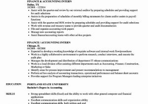 Internship Sample Resume for Accounting Students Business Analyst Intern Resume Best Of Accounting Student Resume …
