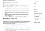 It Business Analyst Resume Samples with Objective Business Analyst Resume Sample, Template, Example, Cv, formal …