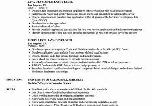 Java 2 Years Experience Resume Samples Sample Resume for Dot Net Developer Experience 2 Years – Good …