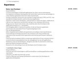 Java Sample Resume 4 Years Experience Java Developer Resume Samples All Experience Levels Resume.com …