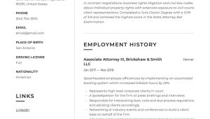 Junior associate Big Law Sample Resume associate attorney Resume & Writing Guide 12 Templates 2022