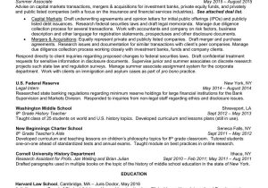 Junior associate Biglaw Lateral Sample Resume Application Materials â Blog â Gridline Search   Consulting