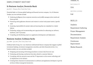 Junior Ba Resume Sample for It Business Analyst Resume Examples & Writing Guide 2022