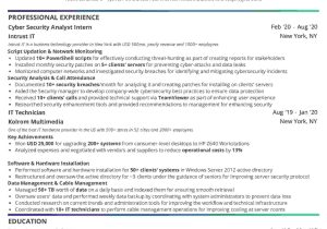 Junior Cyber Security Analyst Resume Sample Cyber Security Analyst Resume: 2022 Guide with 15lancarrezekiq Examples