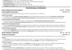 Junior Cyber Security Analyst Resume Sample Cyber Security Analyst Resume: 2022 Guide with 15lancarrezekiq Examples
