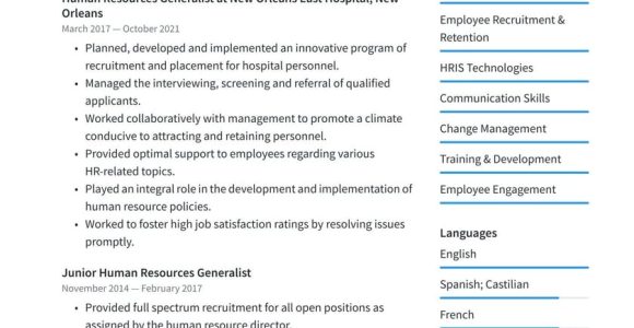 Junior Human Resource Business Partner Sample Resume Human Resources Resume Examples & Writing Tips 2022 (free Guide)