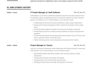 Junior It Project Manager Resume Sample 20 Project Manager Resume Examples & Full Guide Pdf & Word 2021