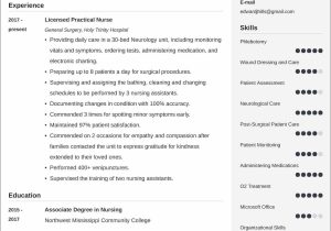 Just Graduated with Rn with Lpn Experience Resume Sample Lpn Resumeâsample and 25lancarrezekiq Writing Tips