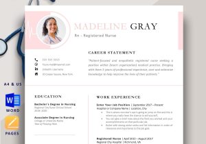 Just Graduated with Rn with Lpn Experience Resume Sample Nurse Resume with Photo Lpn Resume Np Resume New Grad Nurse – Etsy