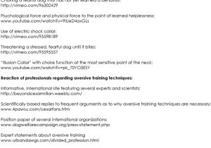 Karen Pryor Academy Dog Trainer Resume Sample Position Paper Of the Initiative for force-free Dog Training – Pdf …