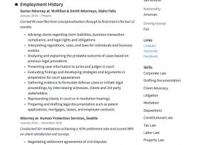 Labor and Employment attorney Resume Sample 18 attorney Resume Examples & Writing Guide Pdf’s & Word 2020