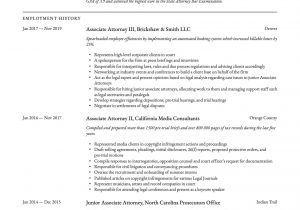 Labor and Employment attorney Resume Sample associate attorney Resume & Writing Guide 12 Templates 2020
