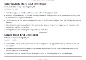 Lambda and Api Gateway Resume Sample Backend Javascript Developer Resume; Entry Level Back-end …