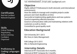 Last Line Resume Sample I Hereby Resume format for Freshers Cv format for Job Leverage Edu