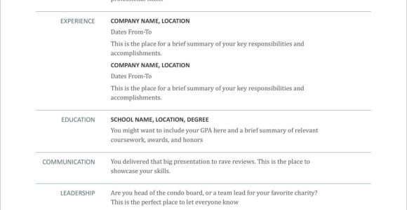 Latest Sample Resume format for Freshers 20 Free Resume Templates to Download (word, Pdf & More)